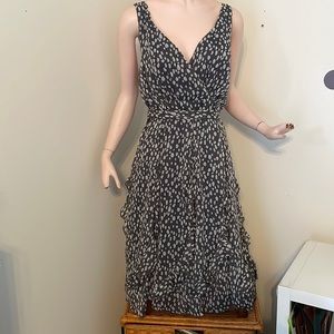 Pyramid Collection Summer Dress Wedding Shower Ruffles Large (14-16)